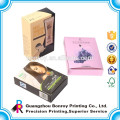 custom flat-packed cosmetic package boxes